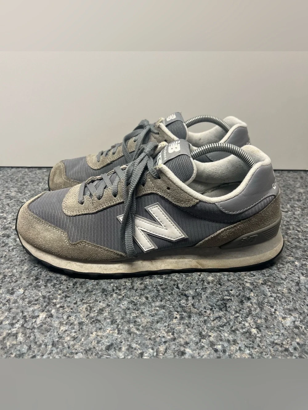 New Balance 515 Classic Gray White Shoes Sneakers ML515RSA | Men’s Size 10